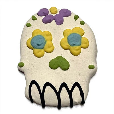 Sugar Skull Dog Cookie