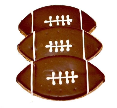 Football Dog cookie
