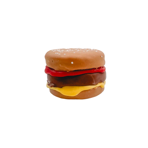 HUGE hamburger dog cookie