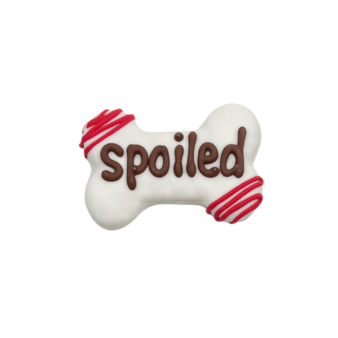 Spoiled dog bone treat
