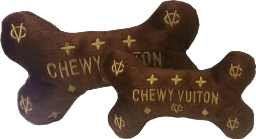 Chewy Vuitton Squeaky Bone