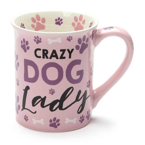 crazy dog lady mug