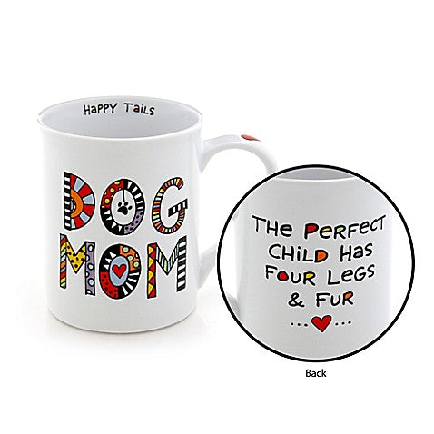 Dog Mom doodle mug